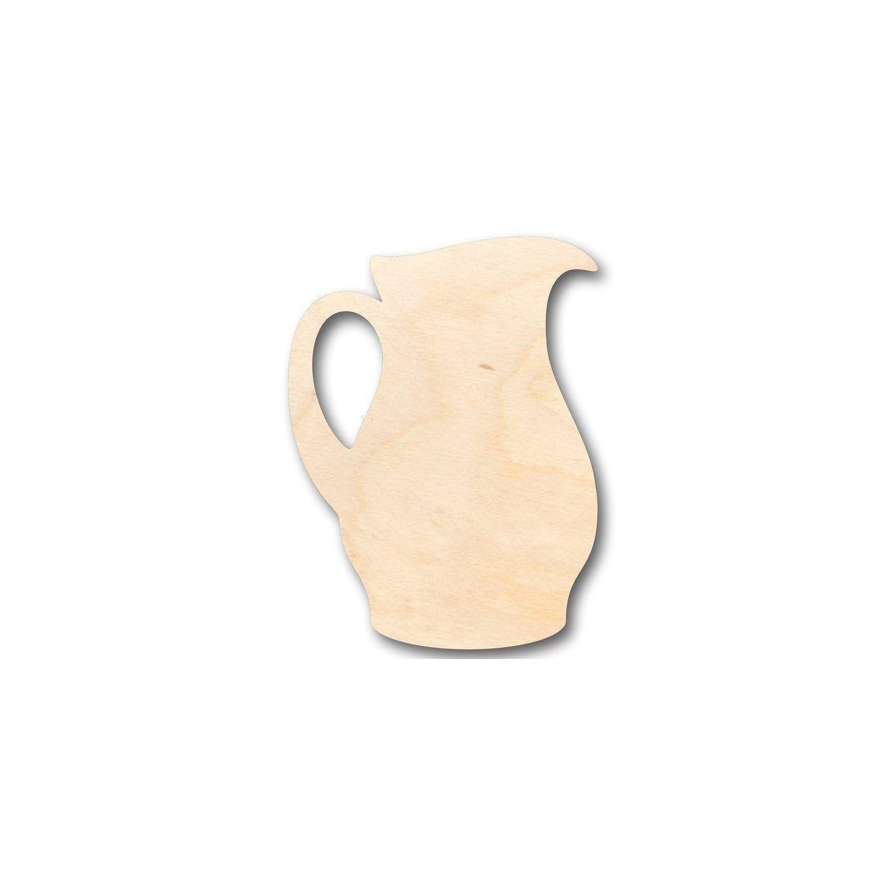 Unfinished Wooden Pitcher Shape - Kitchen - Lemonade - Tea - Water - Craft - up to 24" DIY-24 Hour Crafts