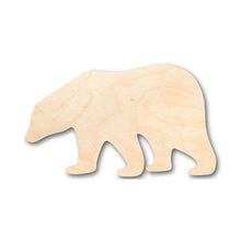 Load image into Gallery viewer, Unfinished Wooden Polar Bear Shape - Animal - Craft - up to 24&quot; DIY-24 Hour Crafts
