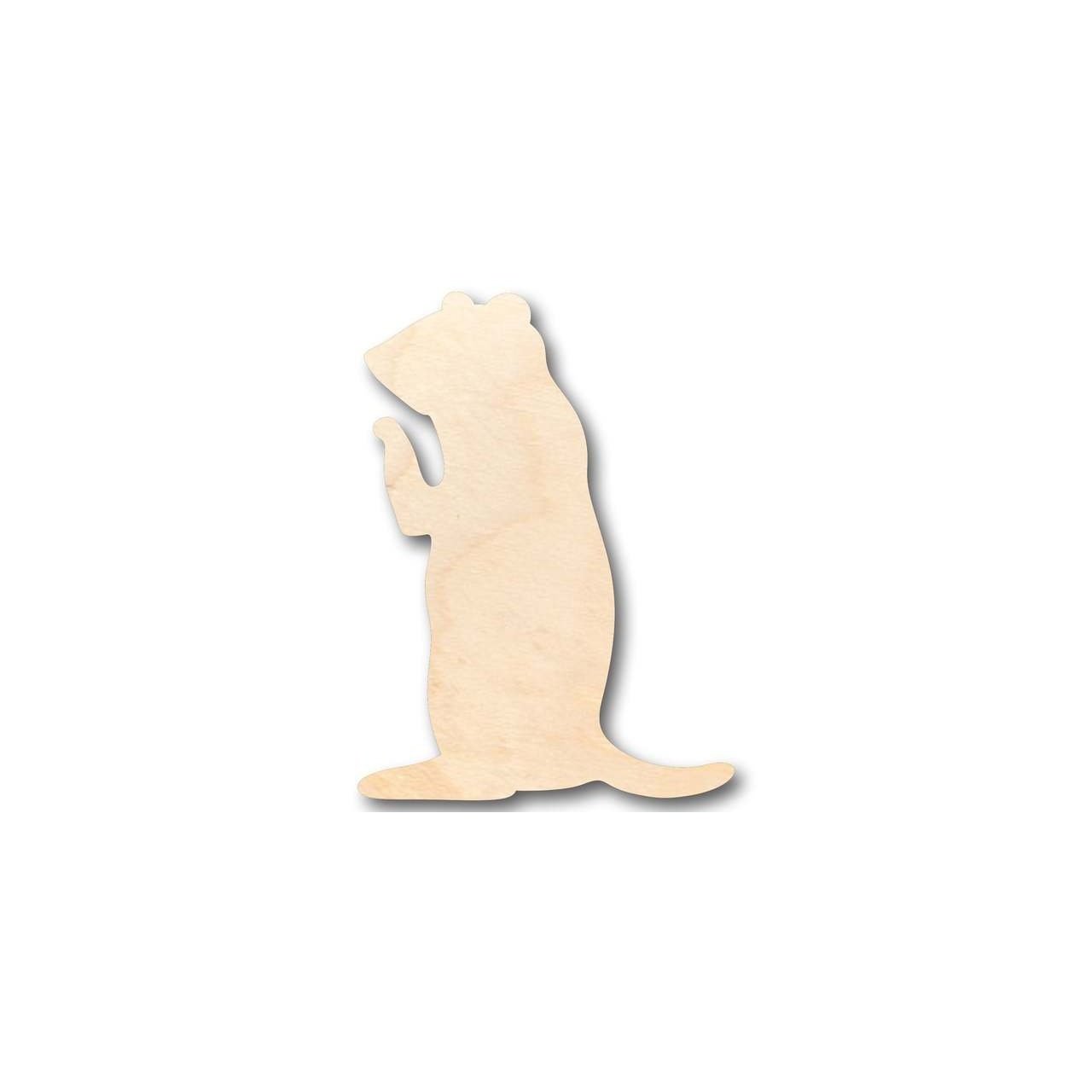 Unfinished Wooden Prairie Dog Shape - Animal - Wildlife - Craft - up to 24" DIY-24 Hour Crafts