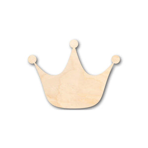 Unfinished Wood Princess Crown Shape - Royalty - Craft - up to 24" DIY