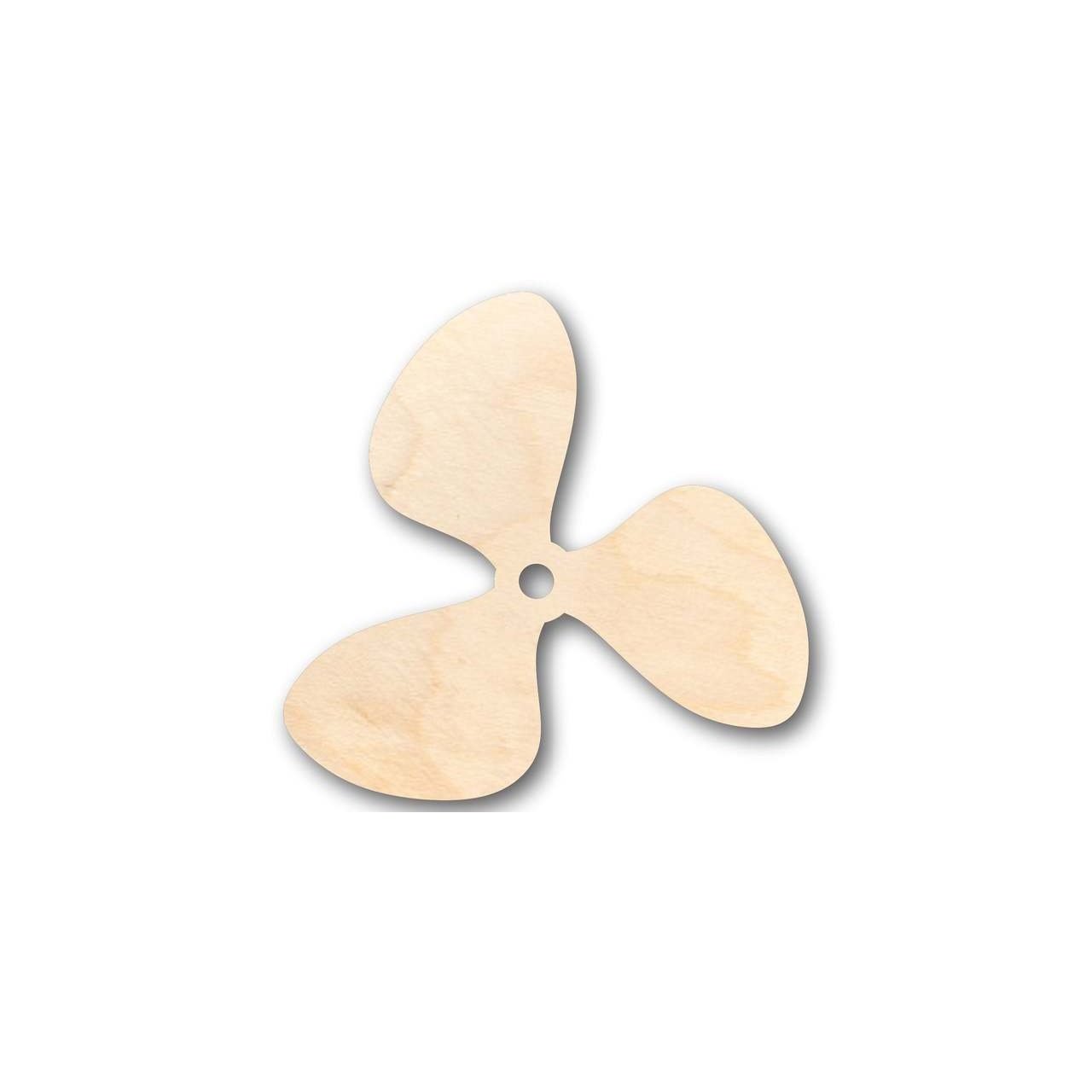 Unfinished Wooden Propeller Shape - Fishing - Boat - Craft - up to 24" DIY-24 Hour Crafts