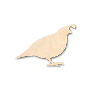 Unfinished Wooden Quail Shape - Animal - Wildlife - Hunting - Craft - up to 24" DIY-24 Hour Crafts