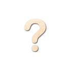 Unfinished Wooden Question Mark Symbol 2 Pieces - Batman Riddler - Craft - up to 24" DIY-24 Hour Crafts
