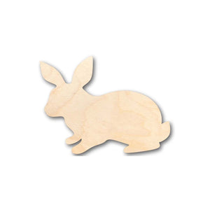 Unfinished Wooden Rabbit Shape - Animal - Craft - up to 24" DIY-24 Hour Crafts