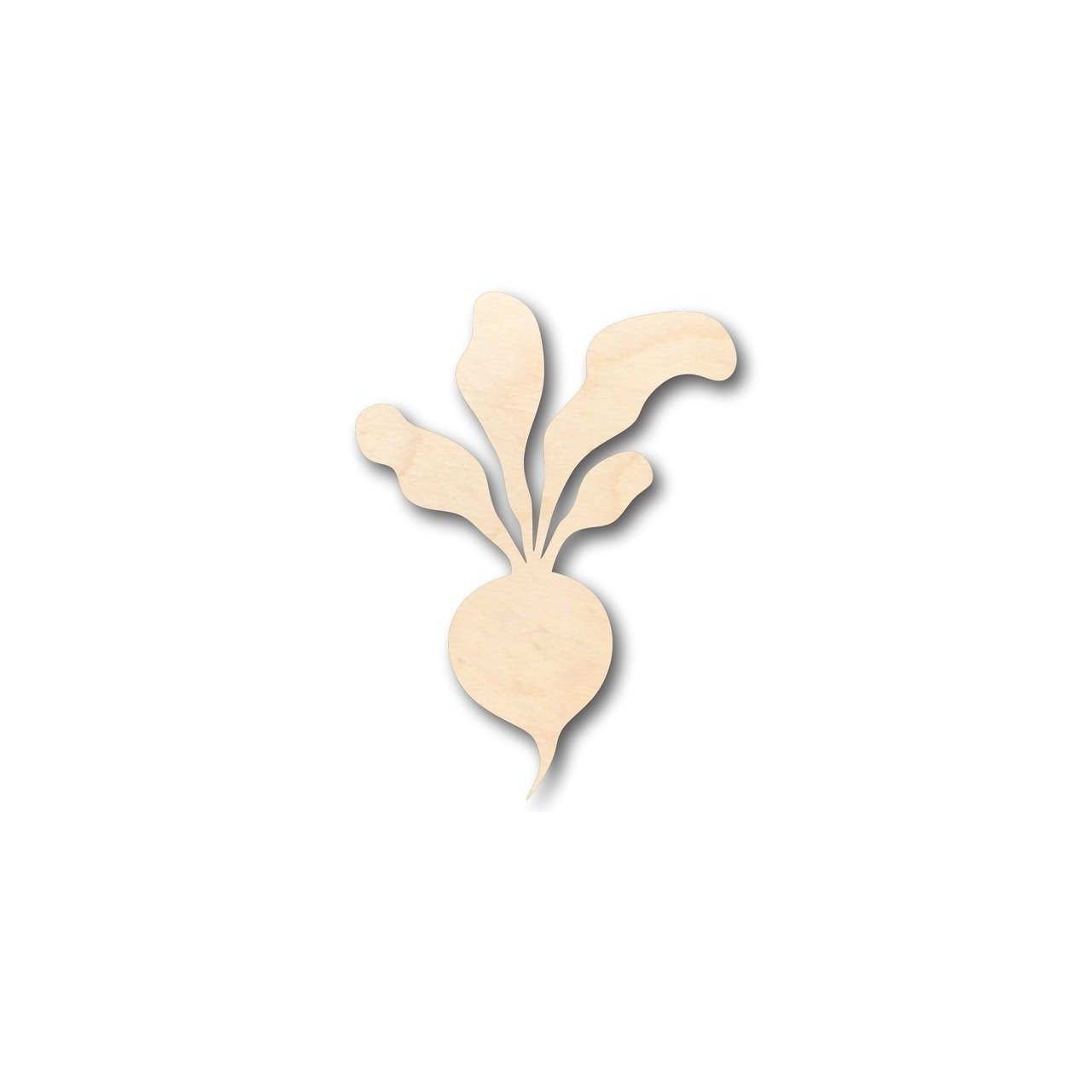 Unfinished Wooden Radish Shape - Farm - Garden Marker - Food - Craft - up to 24" DIY-24 Hour Crafts