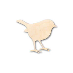 Unfinished Wooden Robin Shape - Springtime - Animal - Bird - Wildlife - Craft - up to 24" DIY-24 Hour Crafts