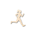 Unfinished Wooden Running Girl Shape - Track Cross Country - Sports - Room Decor - up to 24" DIY-24 Hour Crafts