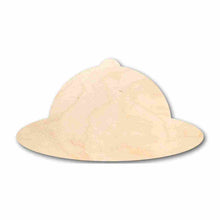 Load image into Gallery viewer, Unfinished Wooden Safari Hat Shape - Explore - Craft - up to 24&quot; DIY-24 Hour Crafts
