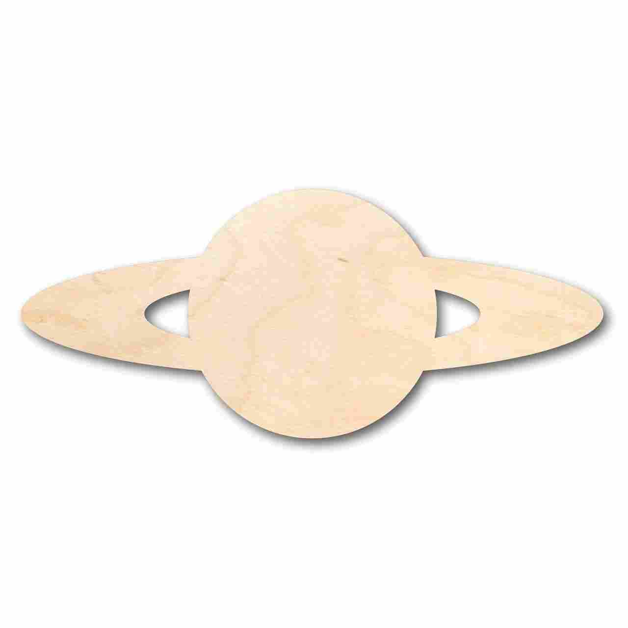 Unfinished Wooden Saturn Shape - Solar System - Planet - Space - Craft - up to 24" DIY-24 Hour Crafts