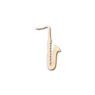 Unfinished Wooden Saxophone Shape - Music - Craft - up to 24" DIY-24 Hour Crafts