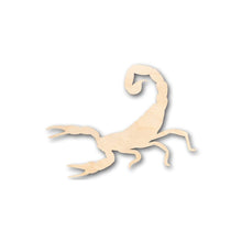 Load image into Gallery viewer, Unfinished Wooden Scorpion Shape - Desert Animal - Craft - up to 24&quot; DIY-24 Hour Crafts
