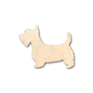 Unfinished Wooden Scottie Dog Shape - Animal - Pet - Craft - up to 24" DIY-24 Hour Crafts