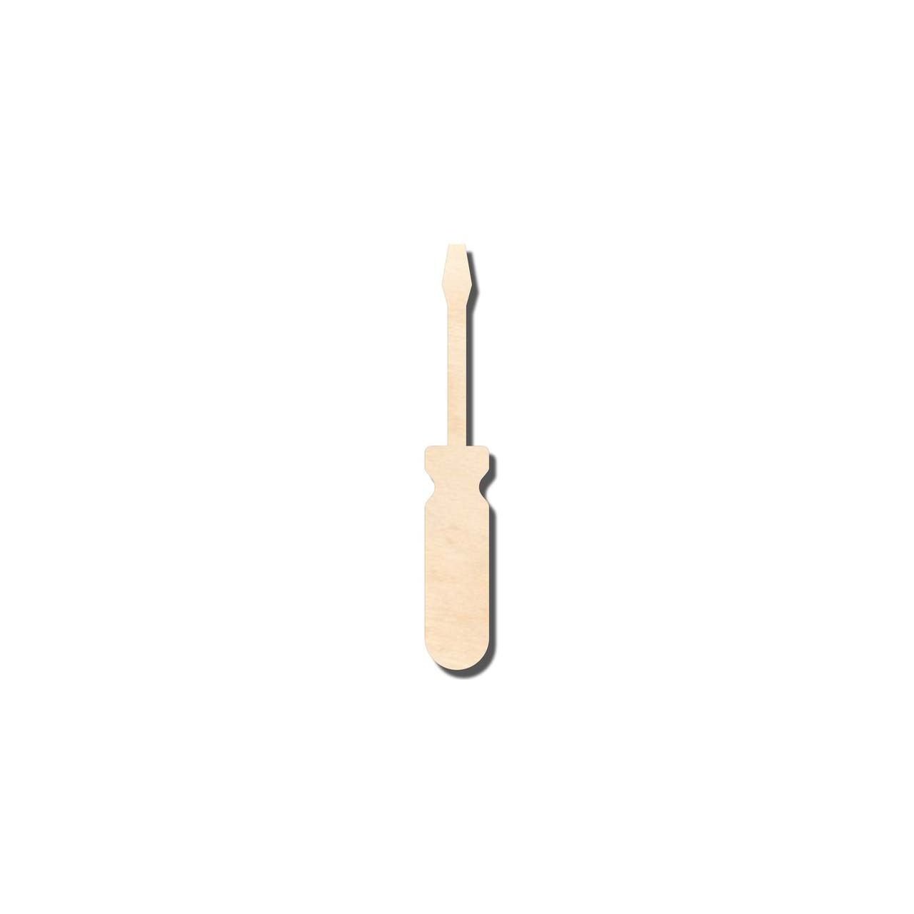 Unfinished Wooden Screwdriver Shape - Tool - Craft - up to 24" DIY-24 Hour Crafts