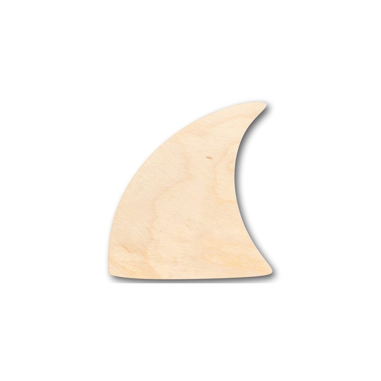 Unfinished Wooden Shark Fin Shape - Ocean - Beach - Nursery - Craft - up to 24" DIY-24 Hour Crafts