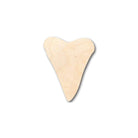 Unfinished Wooden Shark Tooth Shape - Ocean - Beach - Nursery - Craft - up to 24" DIY-24 Hour Crafts