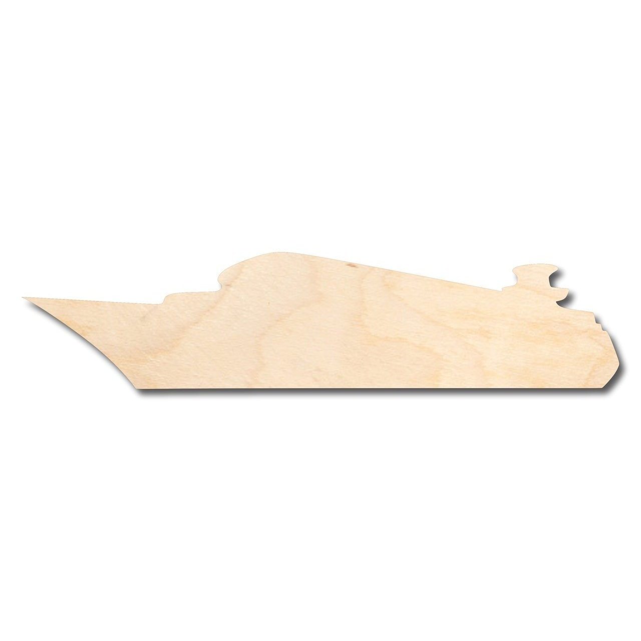 Unfinished Wooden Ship Shape - Craft - up to 24" DIY-24 Hour Crafts