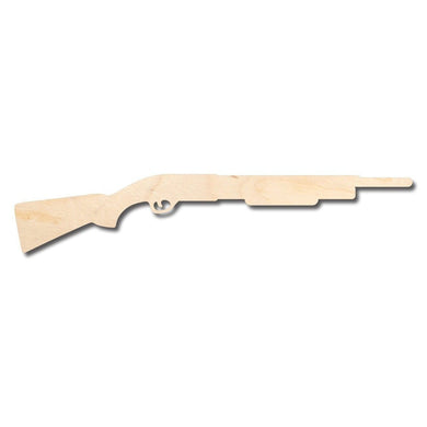 Unfinished Wooden Shotgun Shape - Gun - Hunting - Craft - up to 24