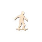 Unfinished Wooden Skater Shape - Sports - Craft - up to 24" DIY-24 Hour Crafts