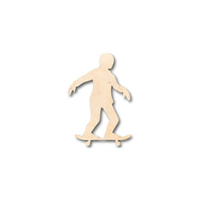 Load image into Gallery viewer, Unfinished Wooden Skater Shape - Sports - Craft - up to 24&quot; DIY-24 Hour Crafts
