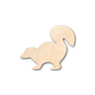 Unfinished Wooden Skunk Shape - Animal - Craft - up to 24