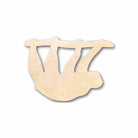 Unfinished Wooden Sloth Shape - Animal - Wildlife - Craft - up to 24" DIY-24 Hour Crafts