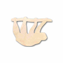 Load image into Gallery viewer, Unfinished Wooden Sloth Shape - Animal - Wildlife - Craft - up to 24&quot; DIY-24 Hour Crafts
