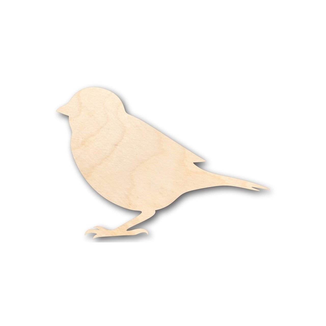Unfinished Wooden Sparrow Shape - Animal - Bird - Wildlife - Craft - up to 24