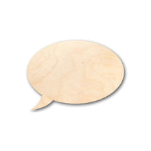 Load image into Gallery viewer, Unfinished Wooden Speech Bubble Shape - Craft - up to 24&quot; DIY-24 Hour Crafts
