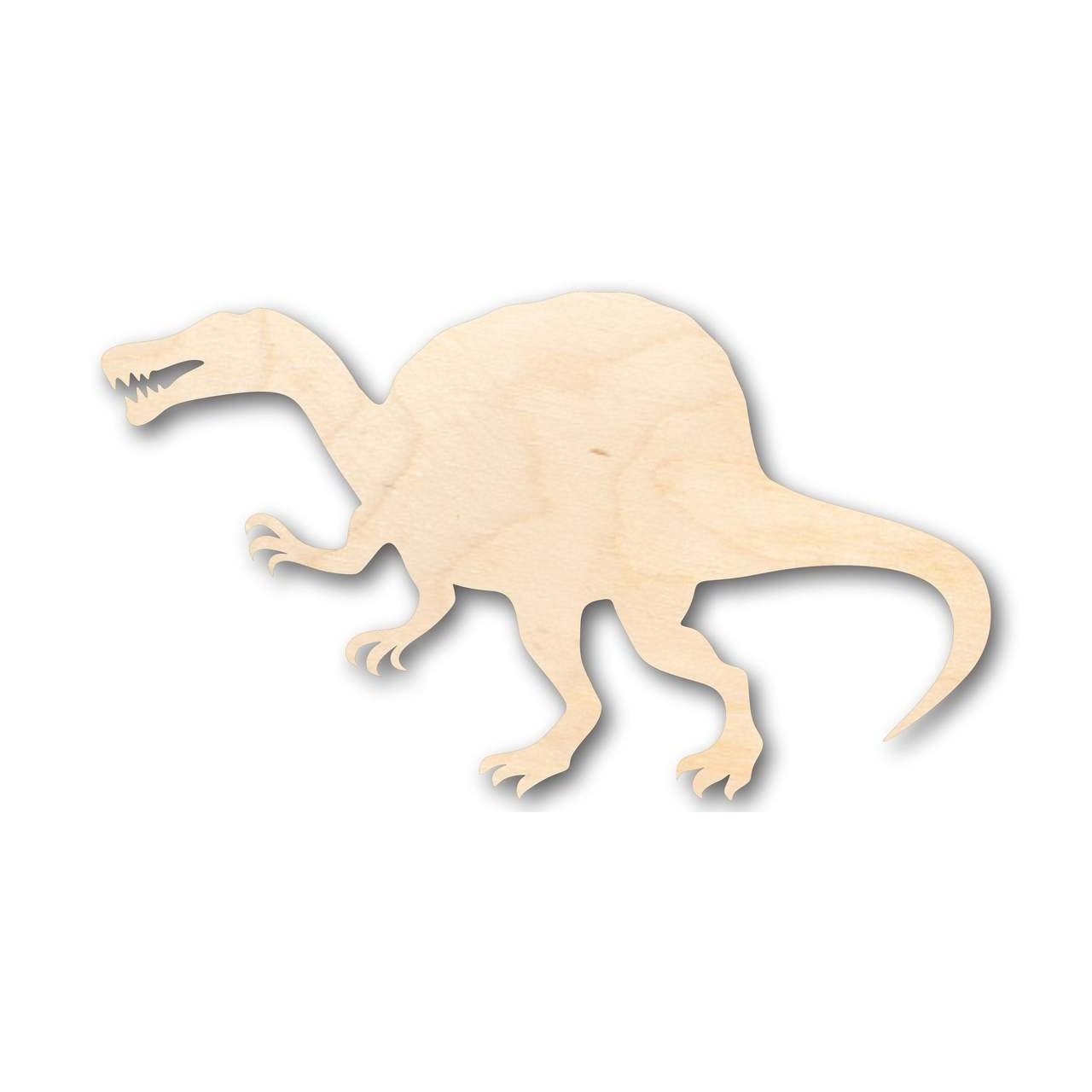 Unfinished Wooden Spinosaurus Shape - Dinosaur - Craft - up to 24" DIY-24 Hour Crafts