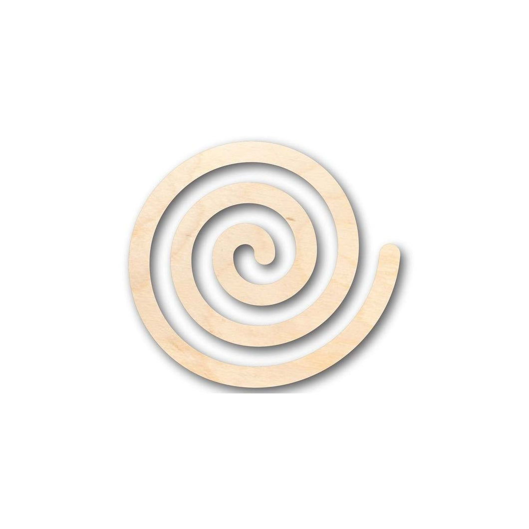 Unfinished Wooden Spiral Shape - Craft - up to 24