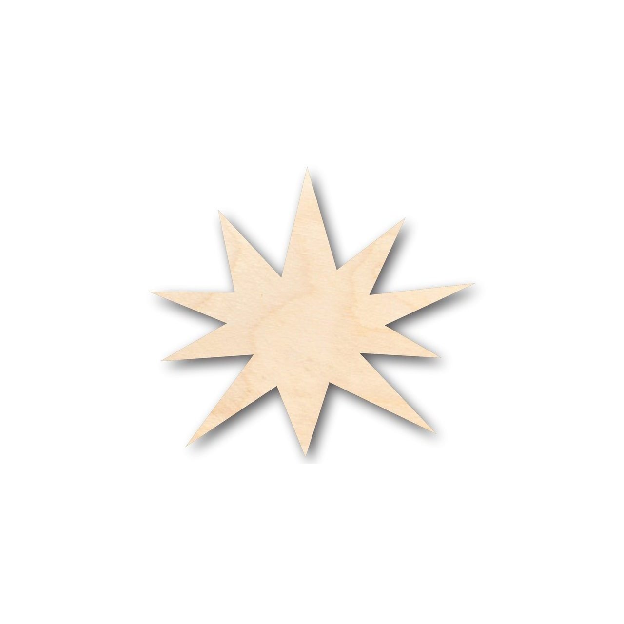 Unfinished Wooden Starburst Explosion Shape - Space - Nursery - Craft - up to 24" DIY-24 Hour Crafts