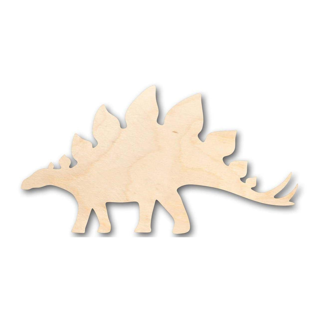 Unfinished Wood Stegosaurus Shape - Dinosaur - Craft - up to 24