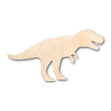 Unfinished Wooden T-Rex Shape - Jurassic Park - Dinosaur - Craft - up to 24