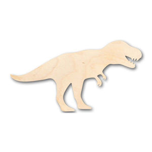 Unfinished Wooden T-Rex Shape - Jurassic Park - Dinosaur - Craft - up to 24" DIY-24 Hour Crafts