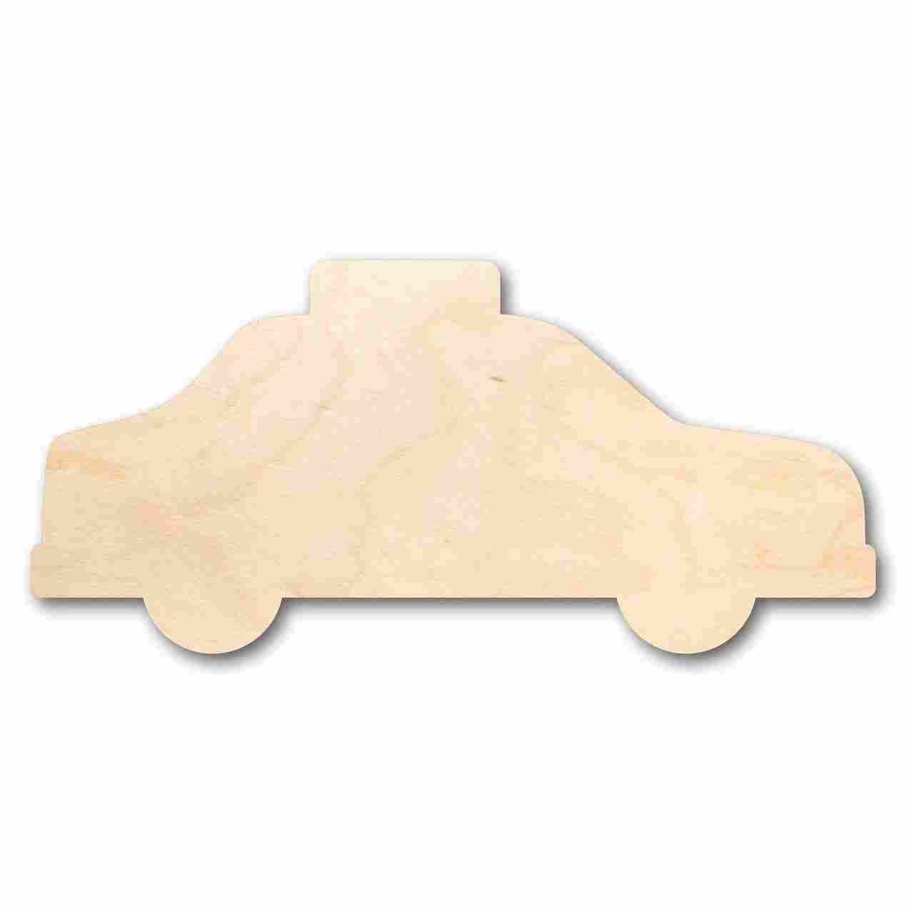 Unfinished Wooden Taxi Cab Shape - Craft - up to 24" DIY-24 Hour Crafts