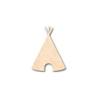 Unfinished Wooden Teepee Shape - Native American - Western - Craft - up to 24" DIY-24 Hour Crafts