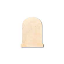 Load image into Gallery viewer, Unfinished Wooden Tombstone Shape - Graveyard - Halloween - Craft - up to 24&quot; DIY-24 Hour Crafts
