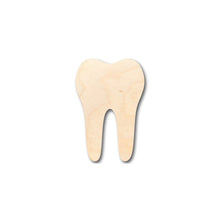 Load image into Gallery viewer, Unfinished Wooden Tooth Shape - Tooth Fairy - Dentist - Craft - up to 24&quot; DIY-24 Hour Crafts
