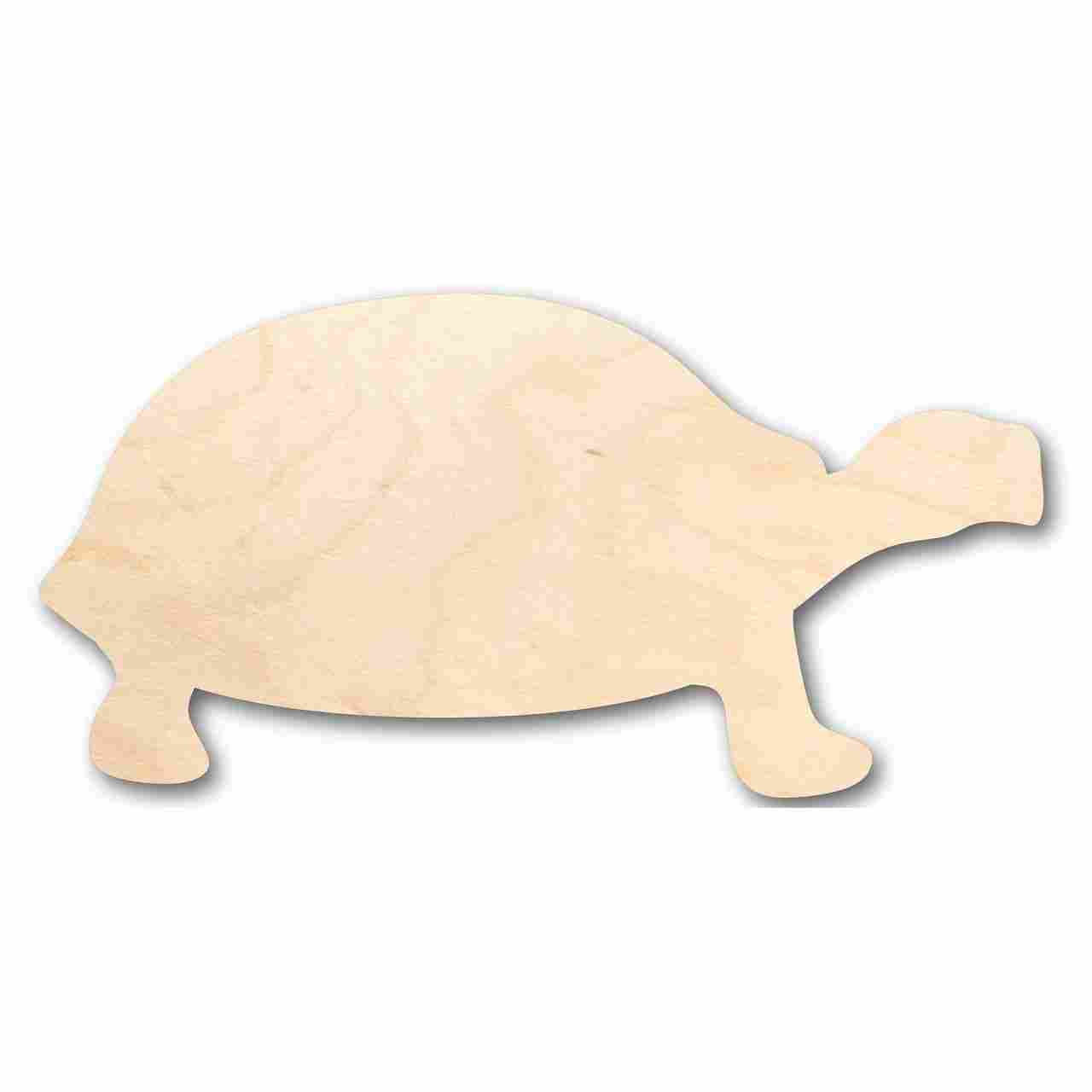 Unfinished Wooden Tortoise Shape - Animal - Craft - up to 24" DIY-24 Hour Crafts