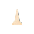 Unfinished Wooden Traffic Cone Shape - Construction - Tool - Craft - up to 24" DIY-24 Hour Crafts