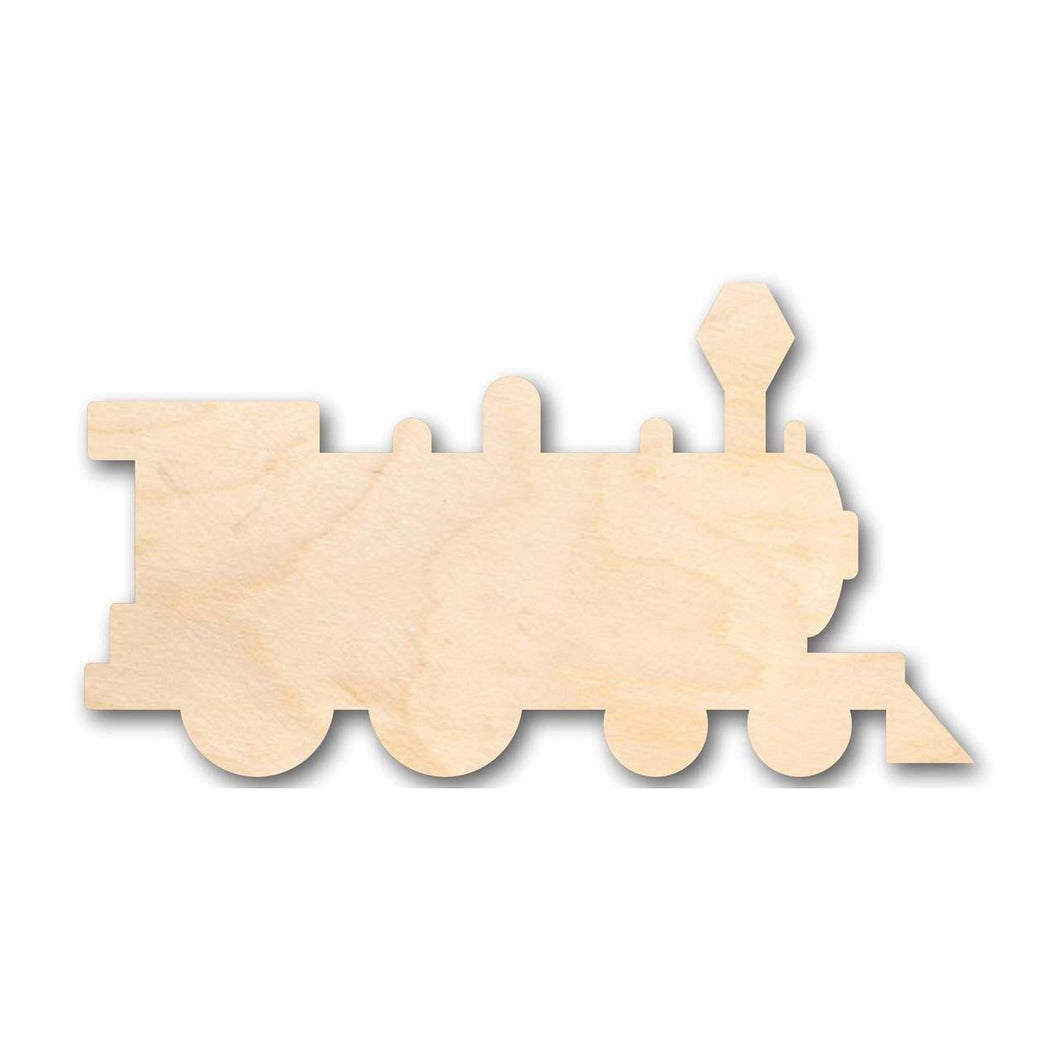 Unfinished Wooden Train Shape - Craft - up to 24