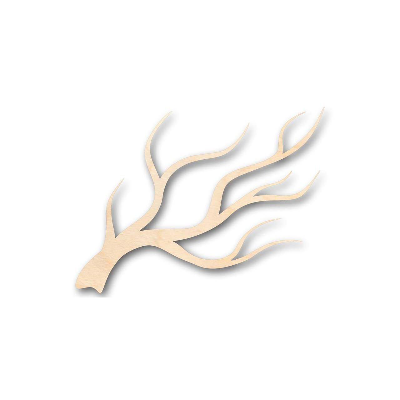 Unfinished Wooden Tree Branch Shape - Fall - Winter - Craft - up to 24" DIY-24 Hour Crafts