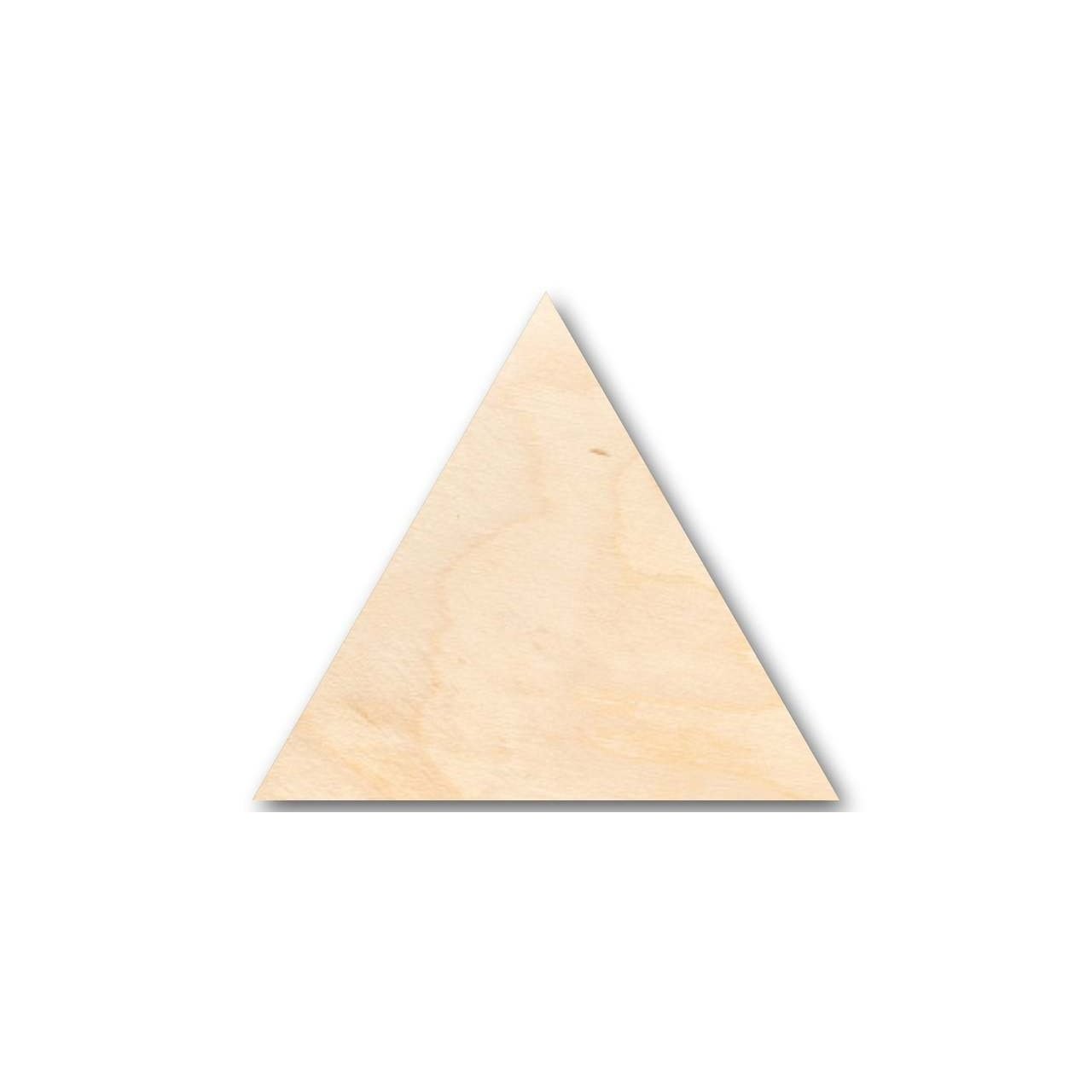 Unfinished Wood Triangle Shape - Craft - up to 24