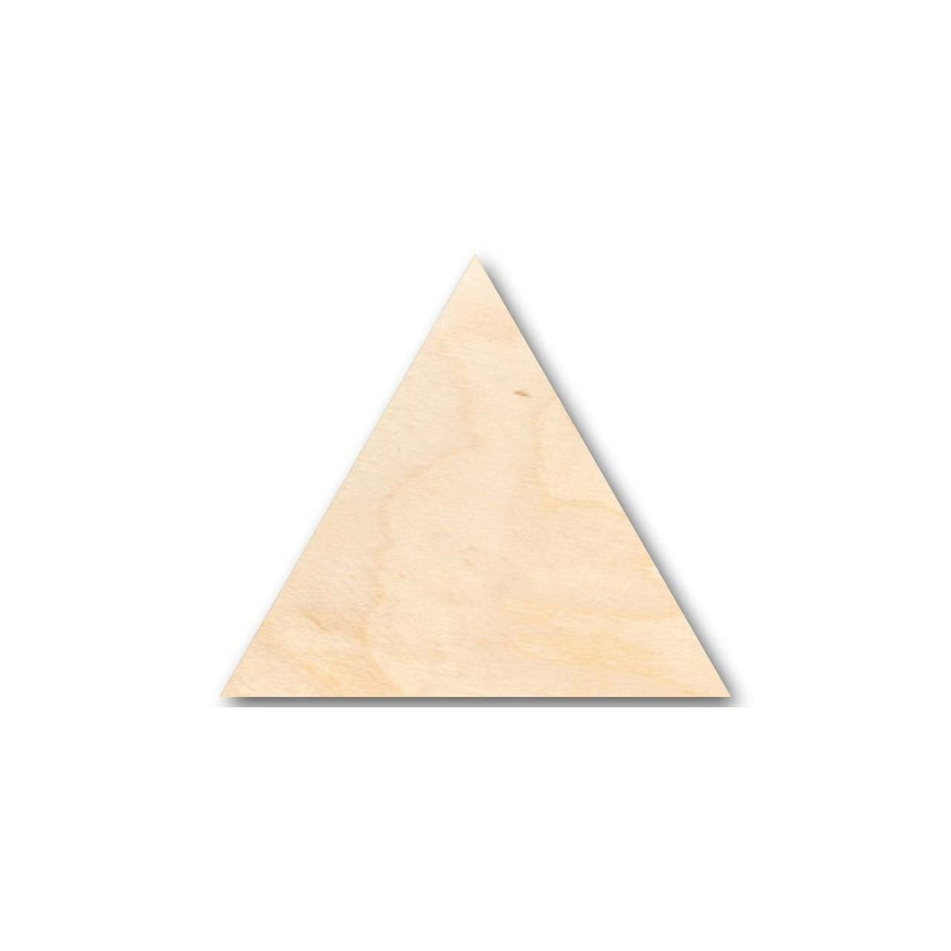 Unfinished Wood Triangle Shape - Craft - up to 46" DIY – 24 Hour Crafts