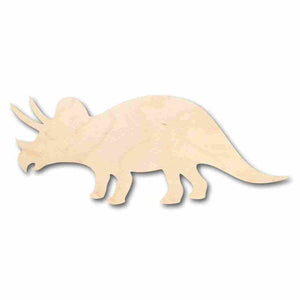 Unfinished Wood Triceratops Shape - Jurassic Park - Dinosaur - Craft - up to 24" DIY