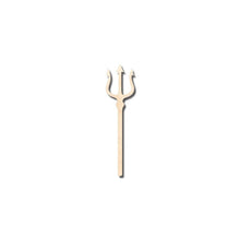 Load image into Gallery viewer, Unfinished Wooden Trident Shape - Ocean - Neptune - Craft - up to 24&quot; DIY-24 Hour Crafts
