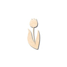 Unfinished Wooden Tulip Shape - Spring - Flower - Craft - up to 24" DIY-24 Hour Crafts