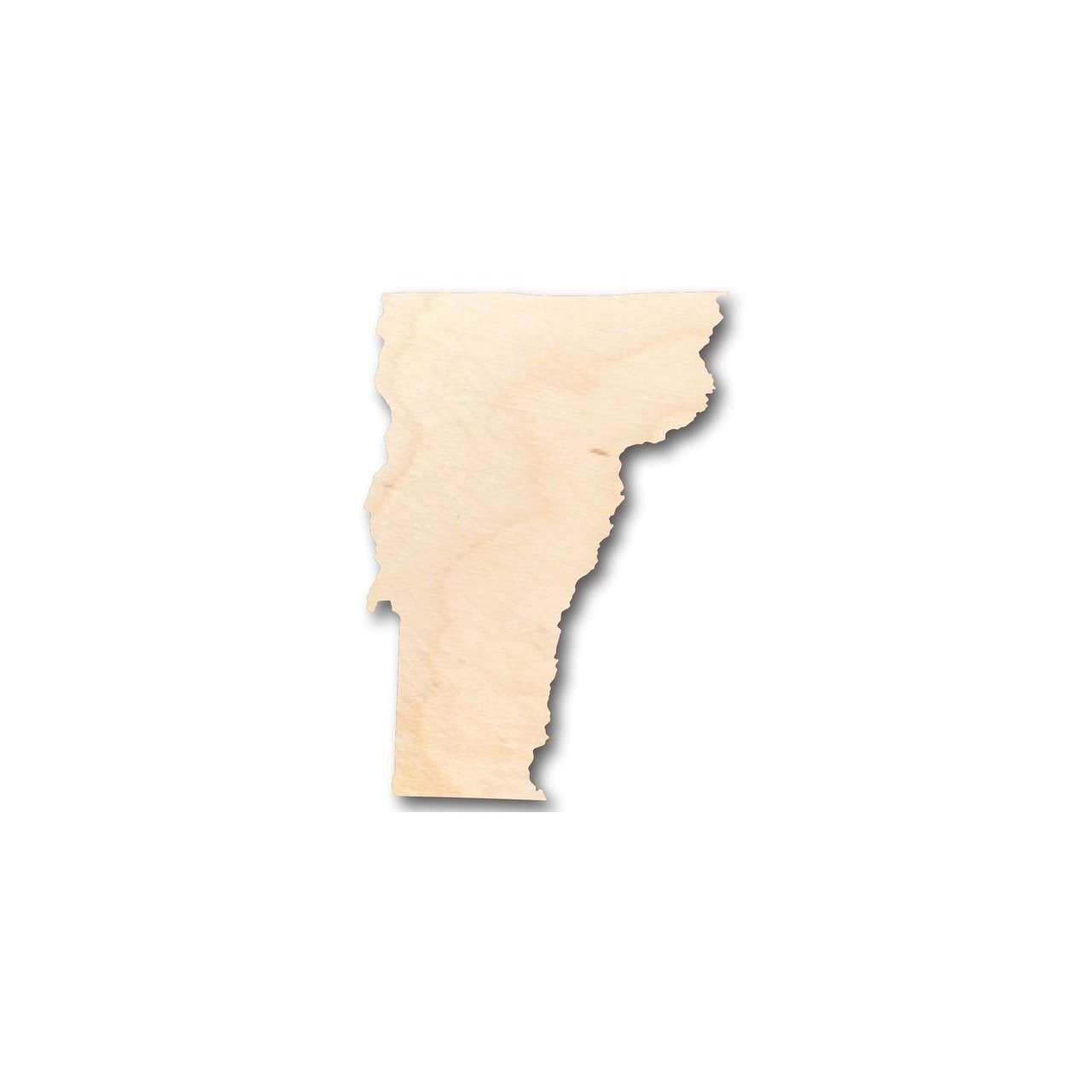 Unfinished Wooden Vermont Shape - State - Craft - up to 24" DIY-24 Hour Crafts