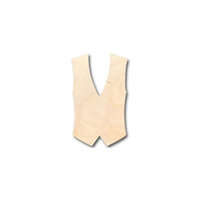Load image into Gallery viewer, Unfinished Wooden Vest Shape - Groomsmen - Craft - up to 24&quot; DIY-24 Hour Crafts
