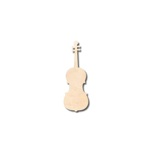 Unfinished Wooden Violin Shape - Music - Craft - up to 24" DIY-24 Hour Crafts